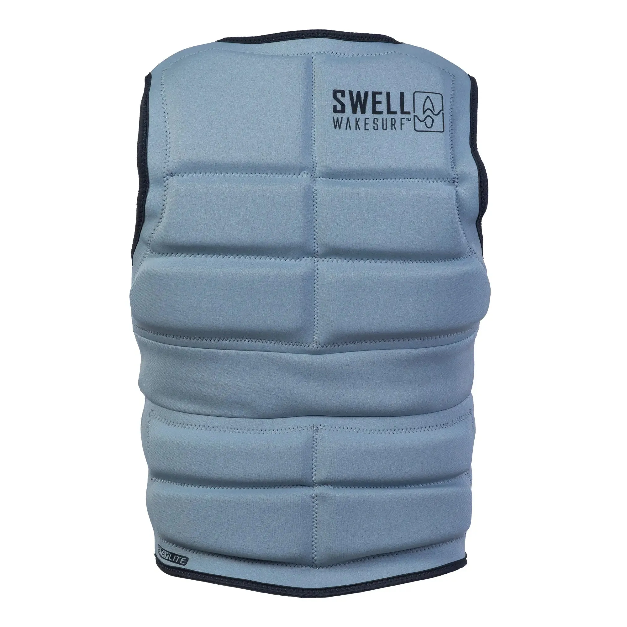 SWELL Wakesurf Vest - Men's Pewter - Ultimate Comfort Neoprene Jacket