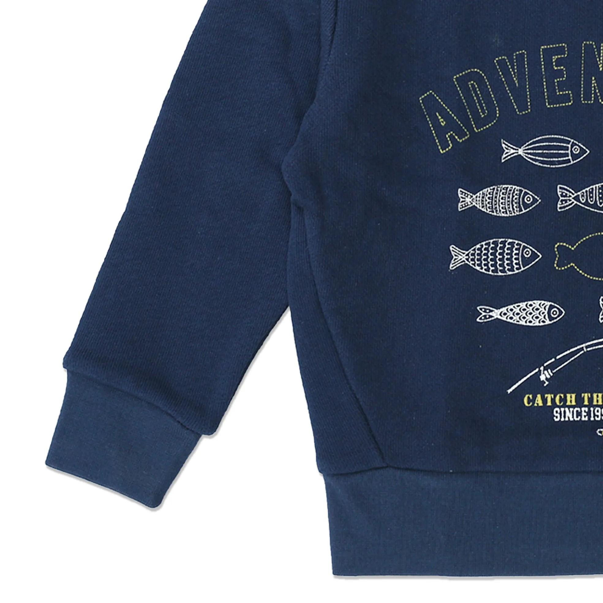 TAPE.A.LOEIL - Kids 'Dark blue' Crew Neck Adventure Printed Sweatshirt TO1187