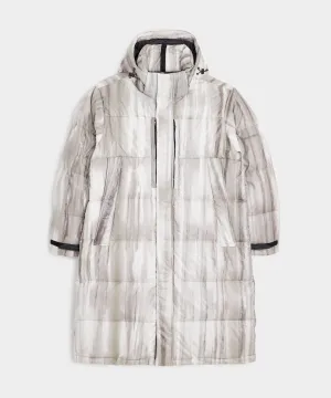 Todd Snyder X Woolrich Long Parka in Abstract Stripe