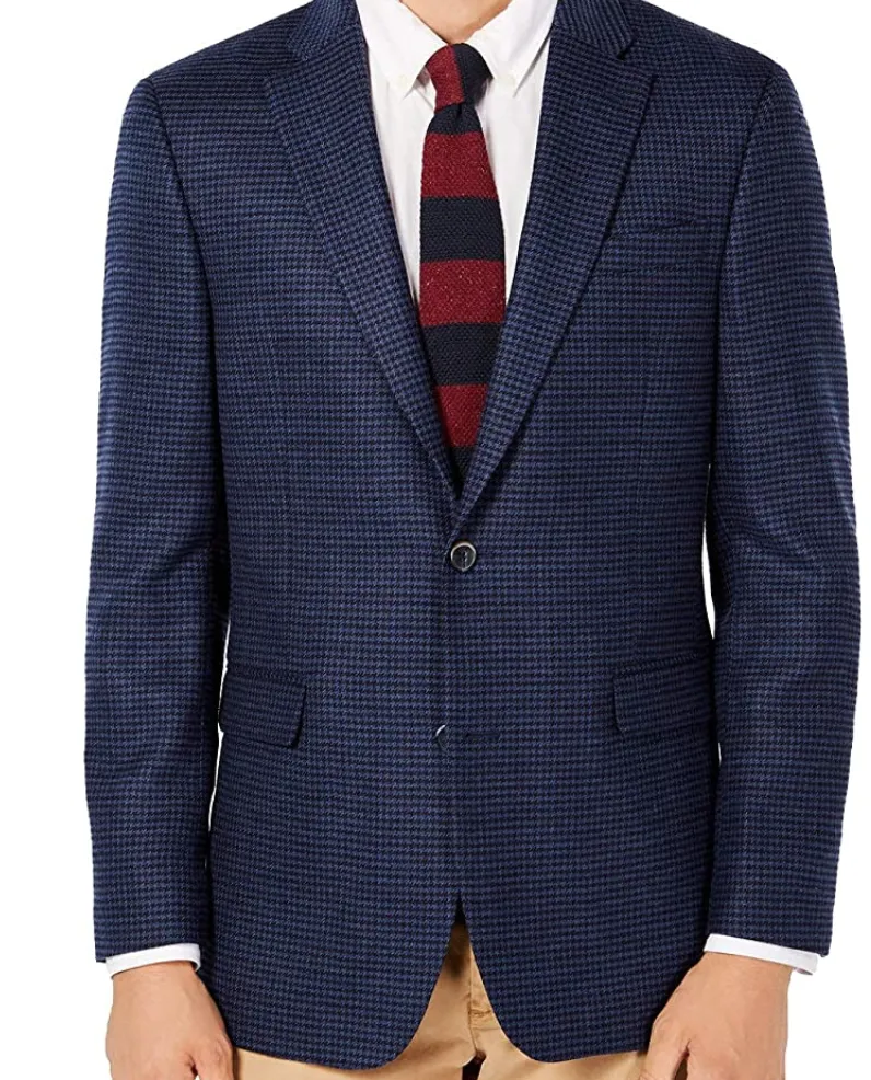 Tommy Hilfiger Men's Modern-Fit Th Flex Stretch Houndstooth Sport Coat