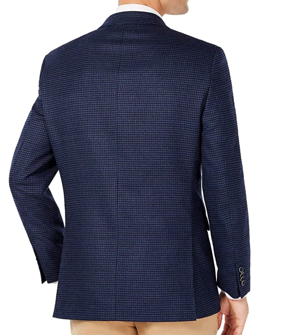 Tommy Hilfiger Men's Modern-Fit Th Flex Stretch Houndstooth Sport Coat