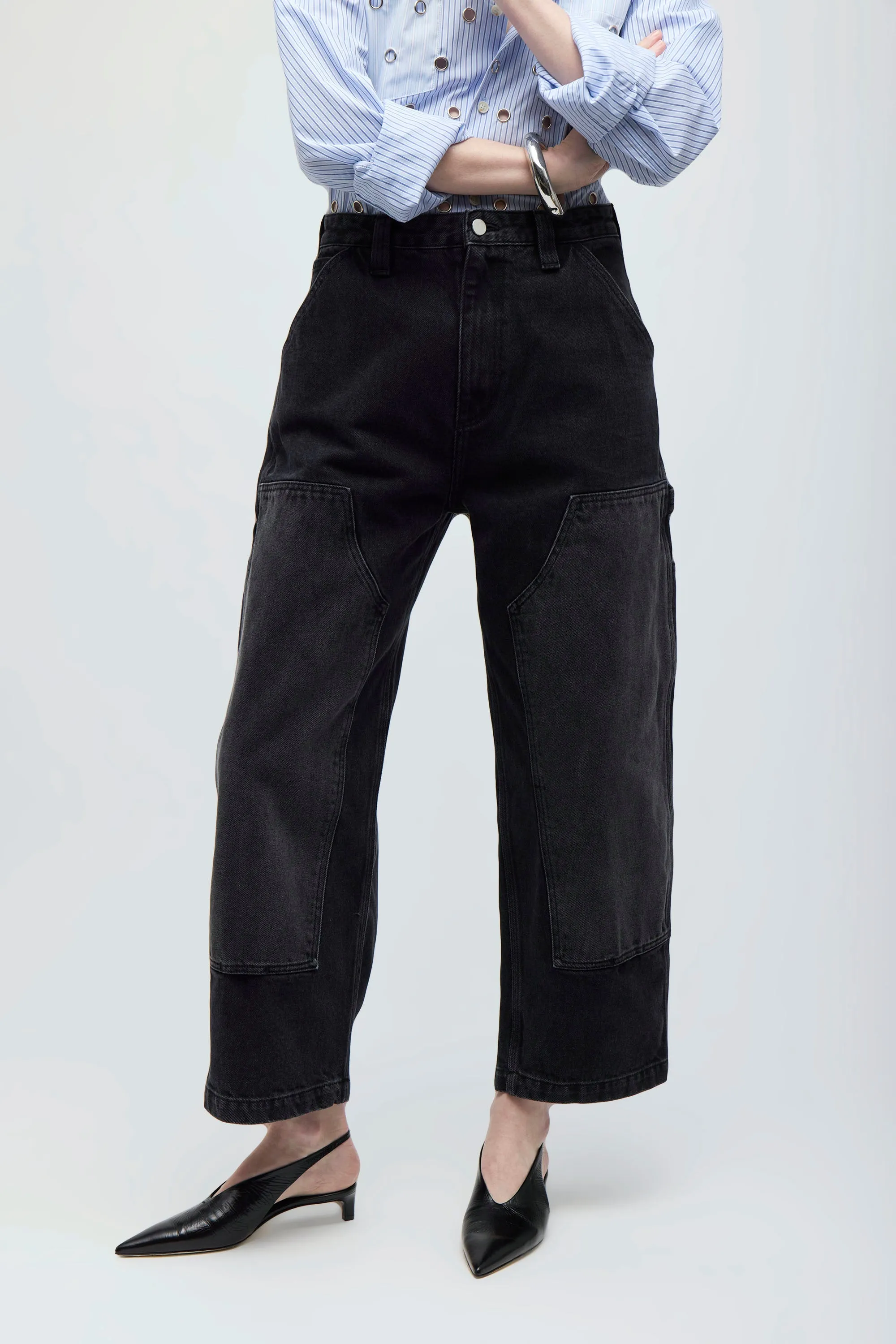 WORKMAN DENIM JEANS BLACK