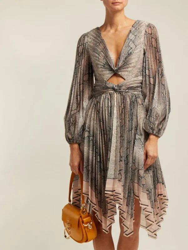 Zimmermann Corsage Pleat Dress (For Hire)